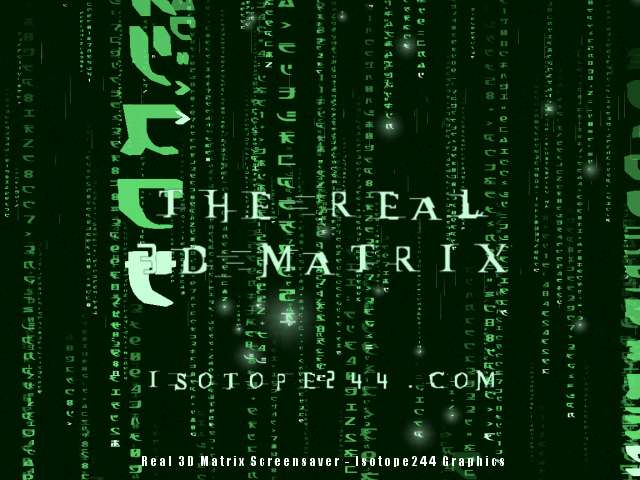 Real 3D Matrix screen shot
